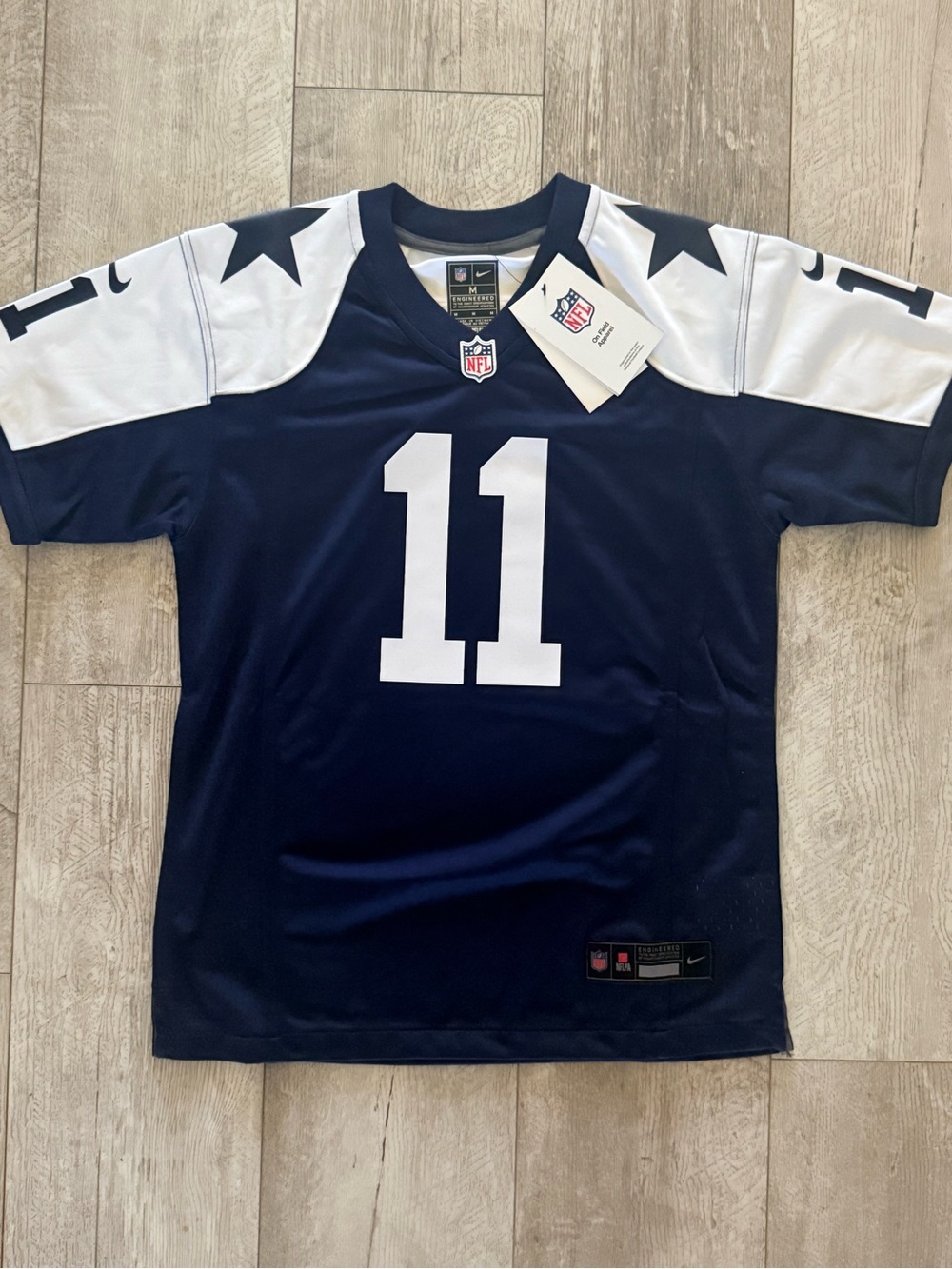 Nike Navy and White Dallas Cowboys #11 Men’s Jersey